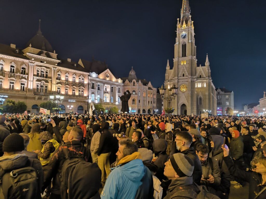 Foto: građani u protestu