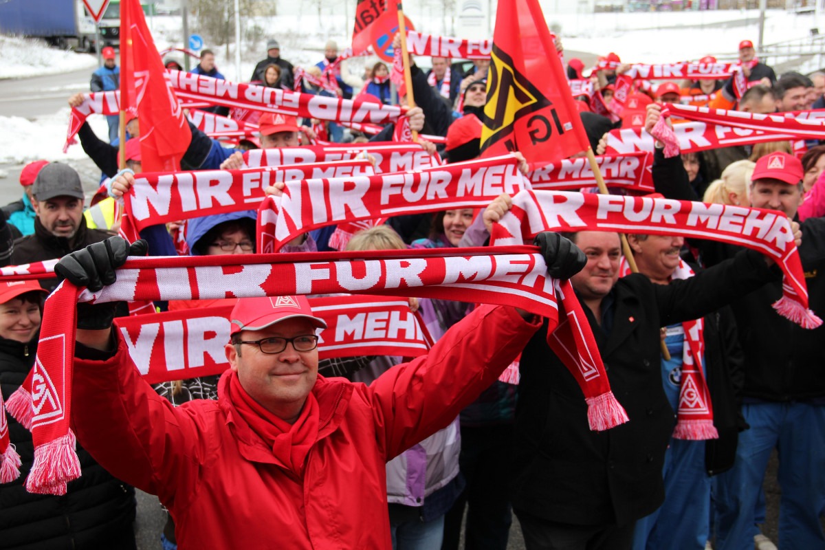 Protest radnika BMW-a; Foto: IG Metall Regensburg / Flickr