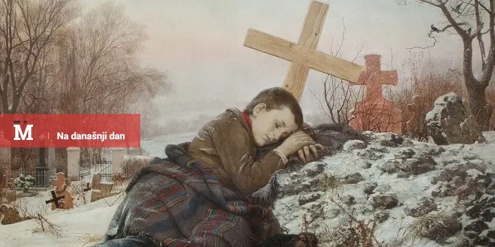 Na današnji dan Večernje novosti su sliku Uroša Predića objavile kao ilustraciju stradanja srpske dece