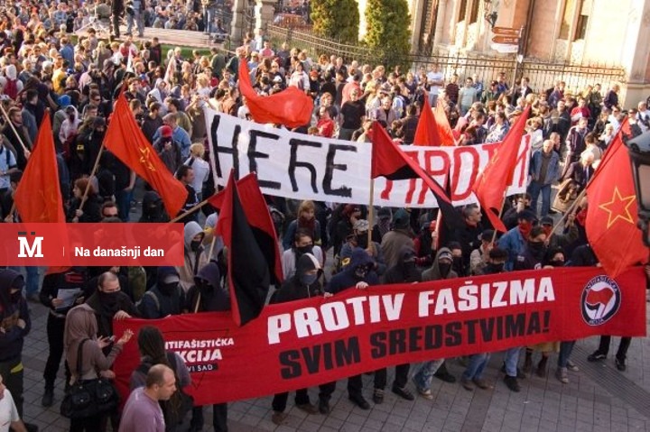 Na današnji dan održana antifašistička šetnja u Novom sadu
