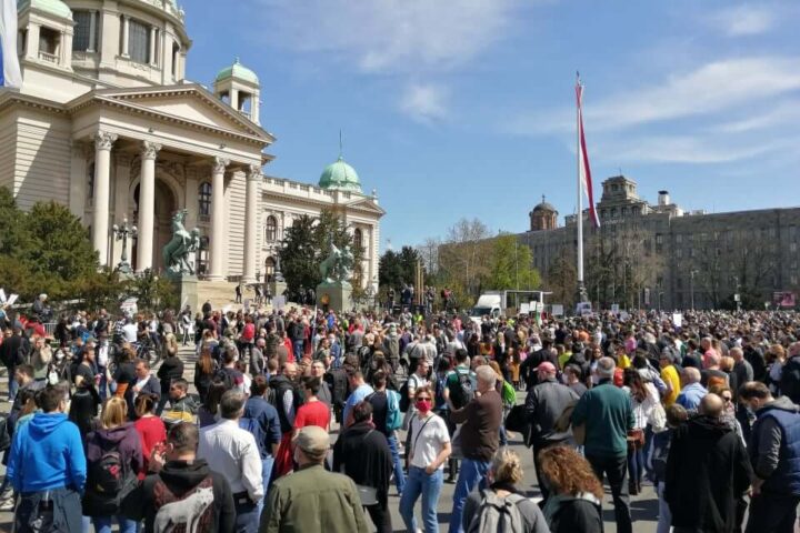 Ekološki ustanak, Beograd, 10. april 2021; Foto: Marko Miletić / Mašina