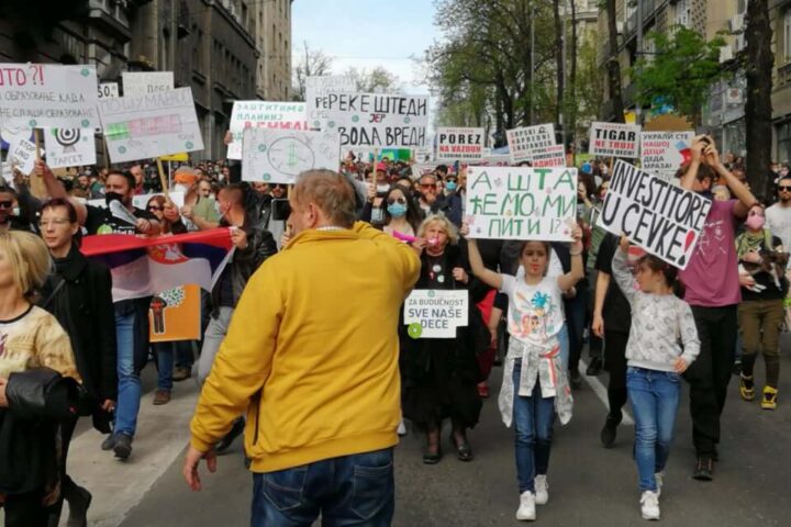 Ekološki ustanak, Beograd, 10. april 2021; Foto: Marko Miletić / Mašina