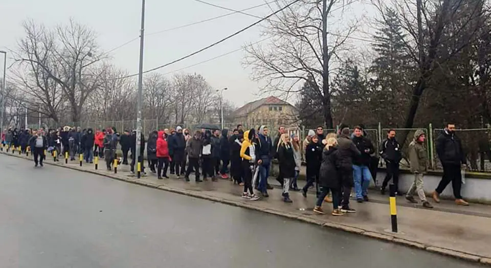 Protestna šetnja stanara naselja Stjepan Filipović