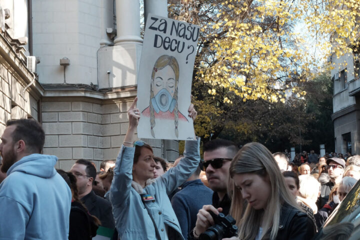 Protest za bezopasan vazduh u Beogradu