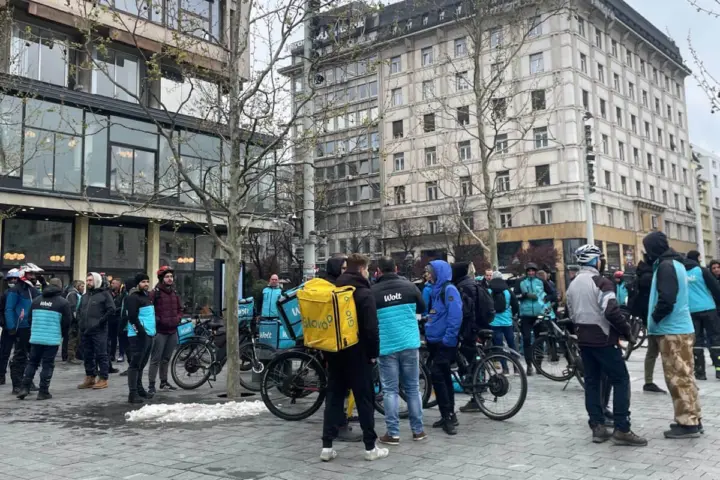 Protest dostavljača Wolta