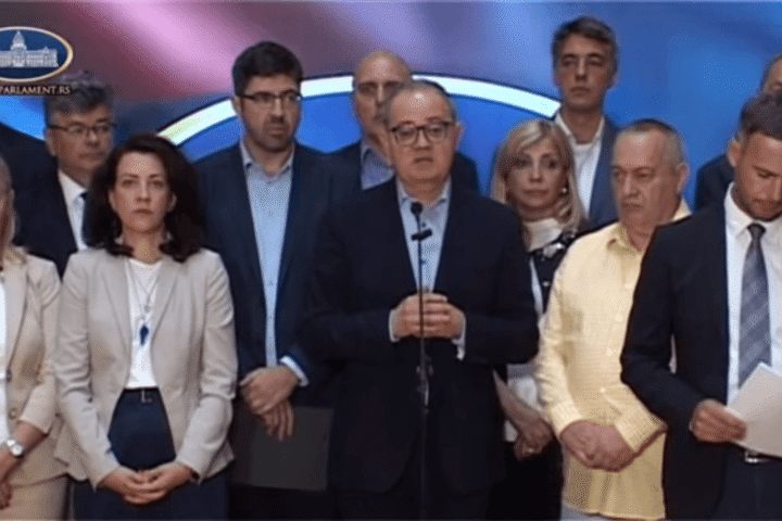 Konferencija za medije opozicionih stranka