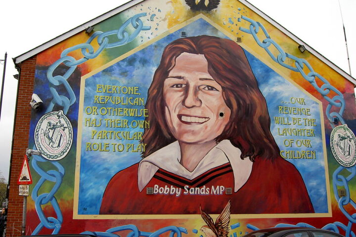 Mural posvećen Bobiju Sendsu