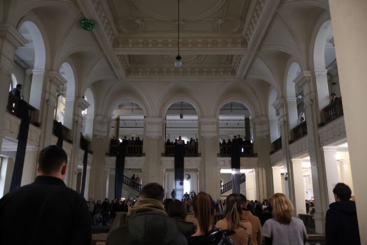 Studenti blokiraju Arhitektonski fakultet u Beogradu 24.11.2024; Foto: Prostorište