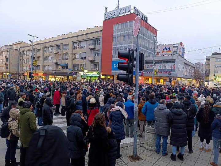Protest u Kruševcu; Foto: Milica Rilak