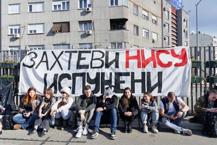 Foto: studentski protest