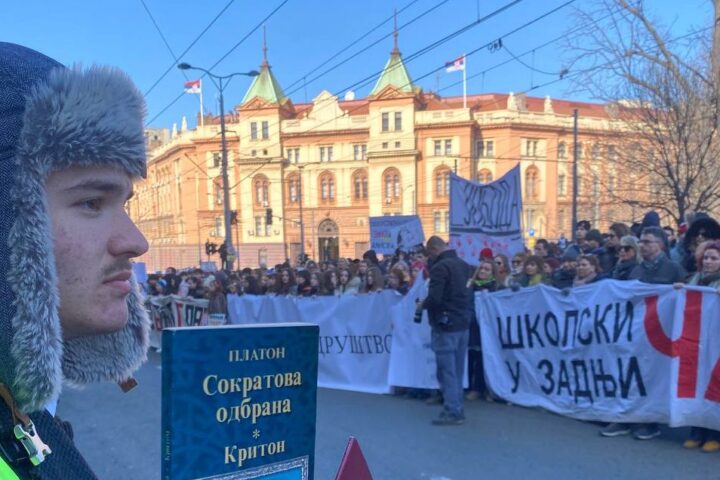 Protest prosvetnih radnica Školski čas u zadnji čas; Foto: Mašina