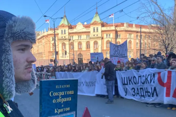 Protest prosvetnih radnica Školski čas u zadnji čas; Foto: Mašina