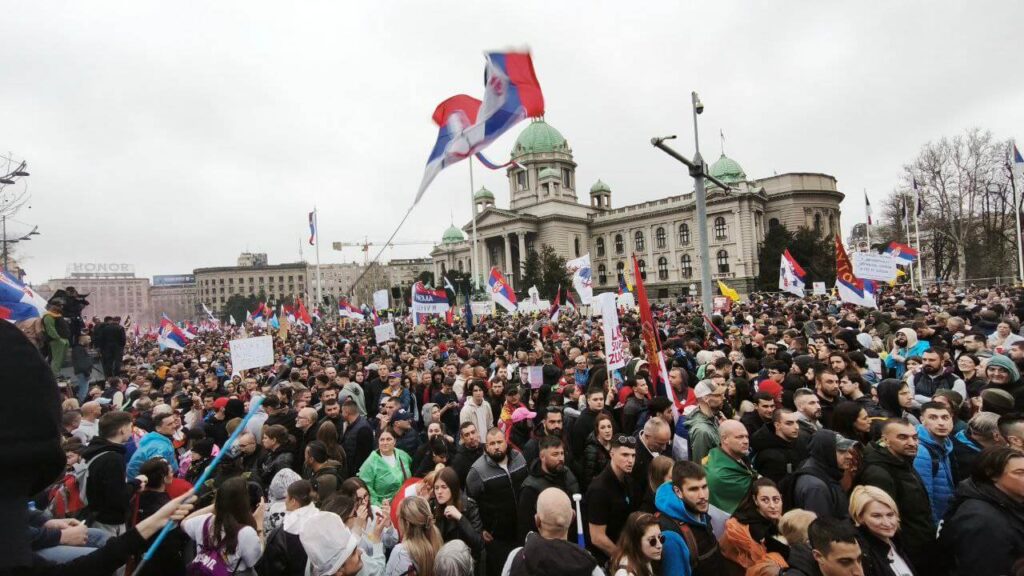 Student za Mašinu: Zvučni top pomenut kao jedna od mogućih pretnji, i to pred protest na Autokomandi, ne pred 15. mart