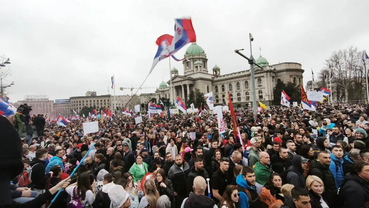 Protest 15. marta 2025. u Beogradu