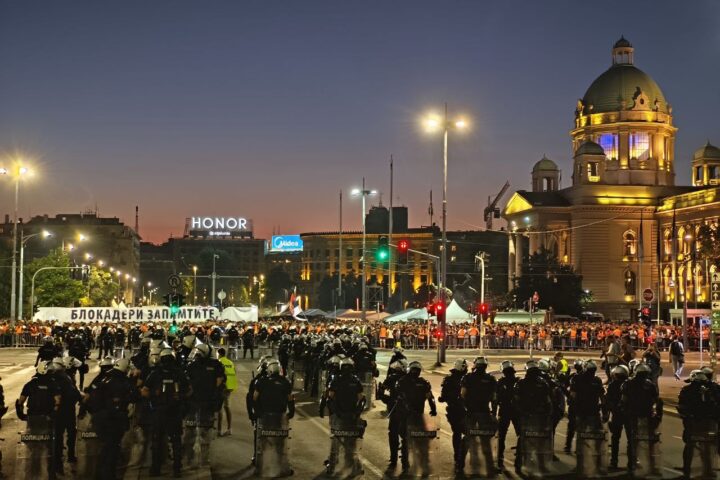 Vidovdanski protest u Beogradu, Foto: Mašina