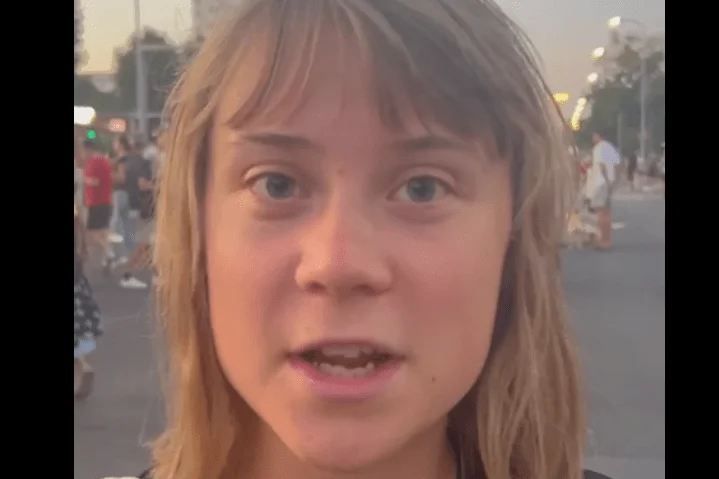 Greta Tunberg govori za Mašinu
