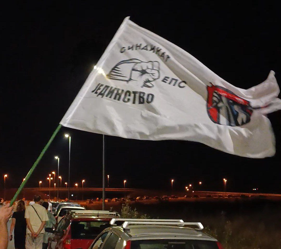 Blokada autoputa Miloš Veliki; Foto: Mašina.
