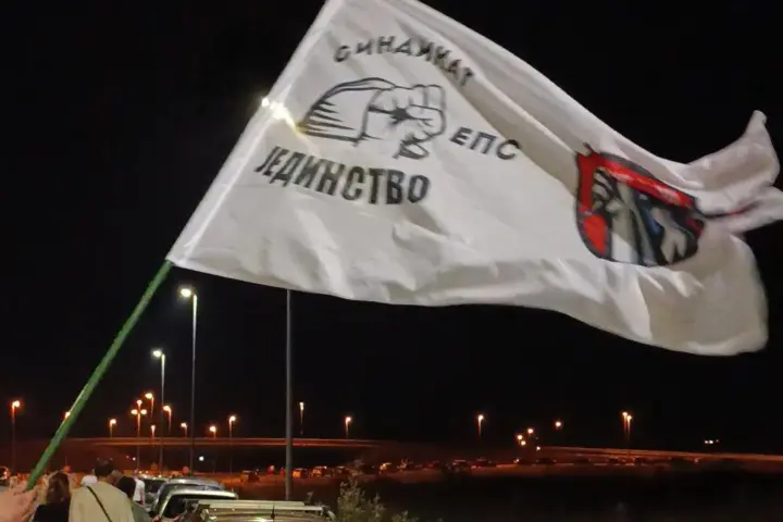 Blokada autoputa Miloš Veliki; Foto: Mašina.