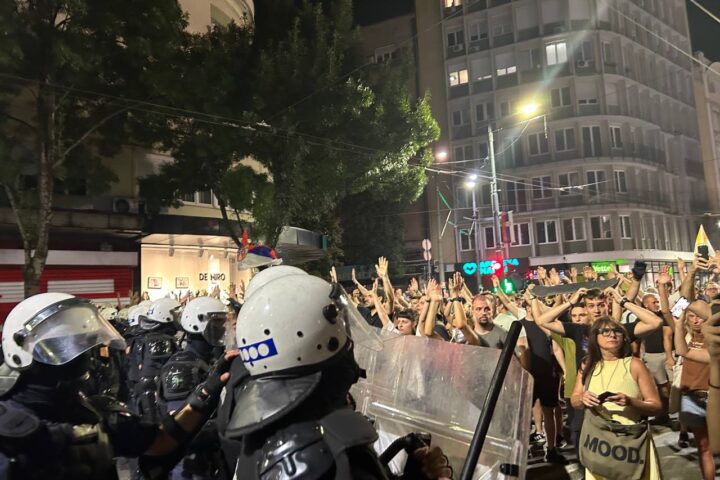 Protest u Beogradu