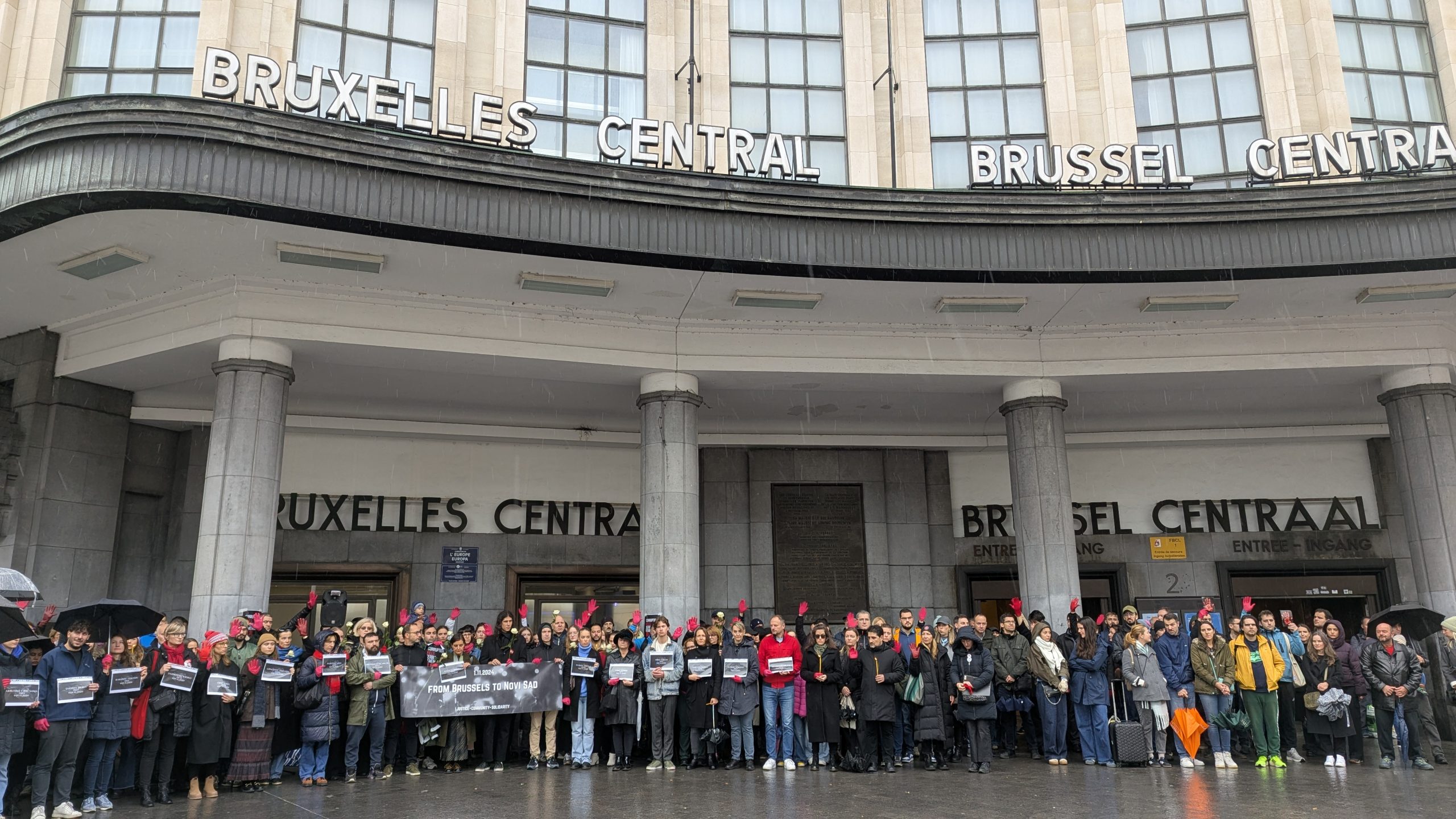 Brisel: Foto: Dijaspora uz studente.