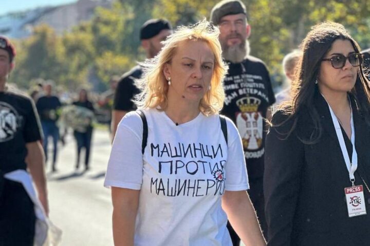 Dijana Hrka u Novom Sadu na komemoraciji povodom godišnjice od pada nadstrešnice