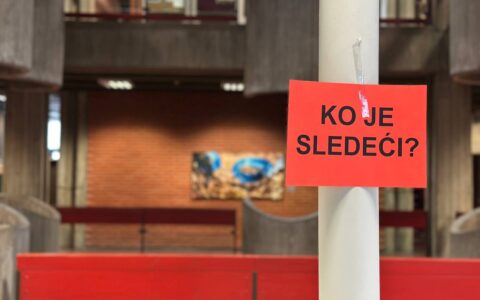 Blokada Filozofskog fakulteta u Novom Sadu zbog otkaza Jeleni Kleut