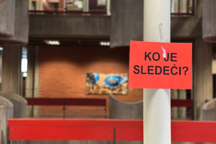 Blokada Filozofskog fakulteta u Novom Sadu zbog otkaza Jeleni Kleut