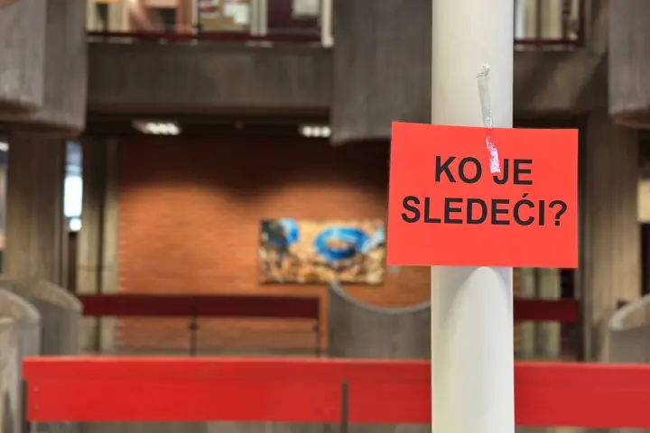 Blokada Filozofskog fakulteta u Novom Sadu zbog otkaza Jeleni Kleut