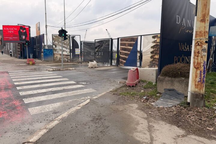 Gradilište na mestu srušenog hotela Jugoslavija; Foto: Mašina