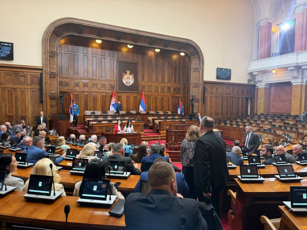Počinje vanredna sednica Narodne skupštine, na dnevnom redu 59 tačaka