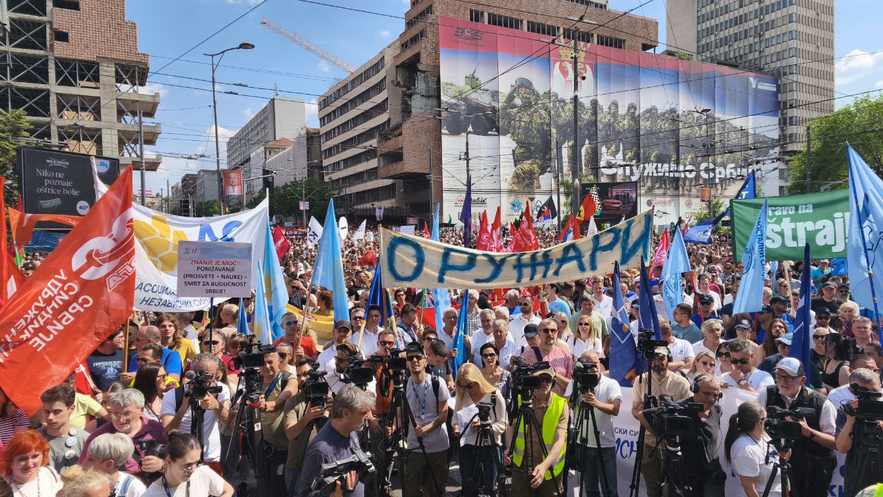 Prvi maj 2025. godine u Beogradu