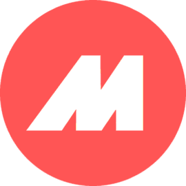 Belo M u crvenom krugu - Mašina logo