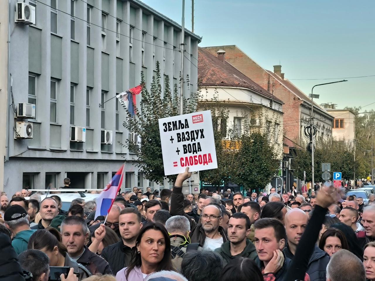 Protest u Loznici