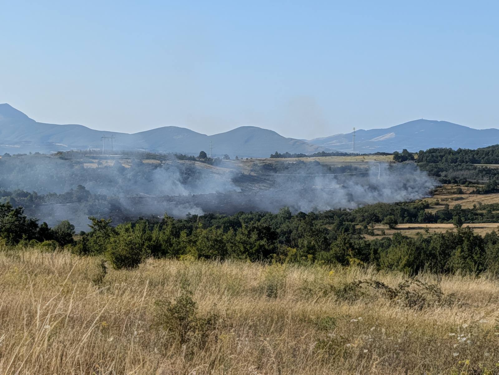 požar na malkoj golaji