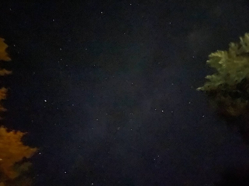 Kiša meteora iznad kupole svetlosnog zagađenja