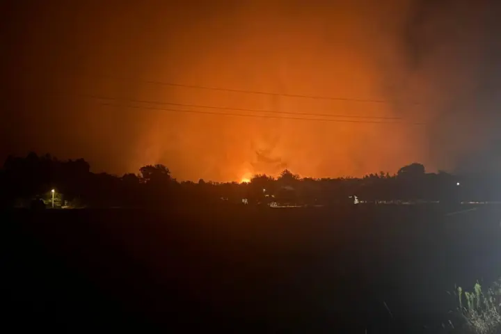 Požar na Deliblatskoj peščari