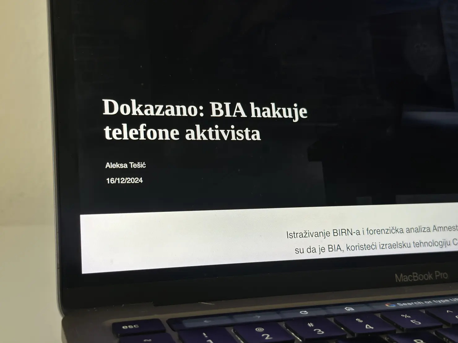 Kako je BIA razvila srpski špijunski softver i kako je on razotkriven pre dve godine?