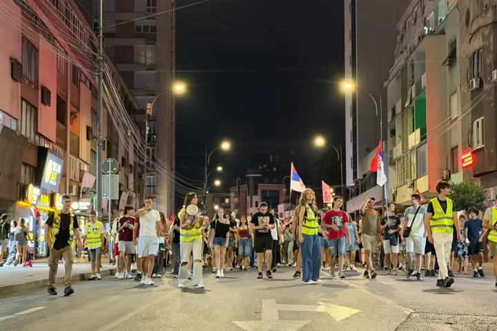 Protest studenata i srednjoškolaca u Nišu