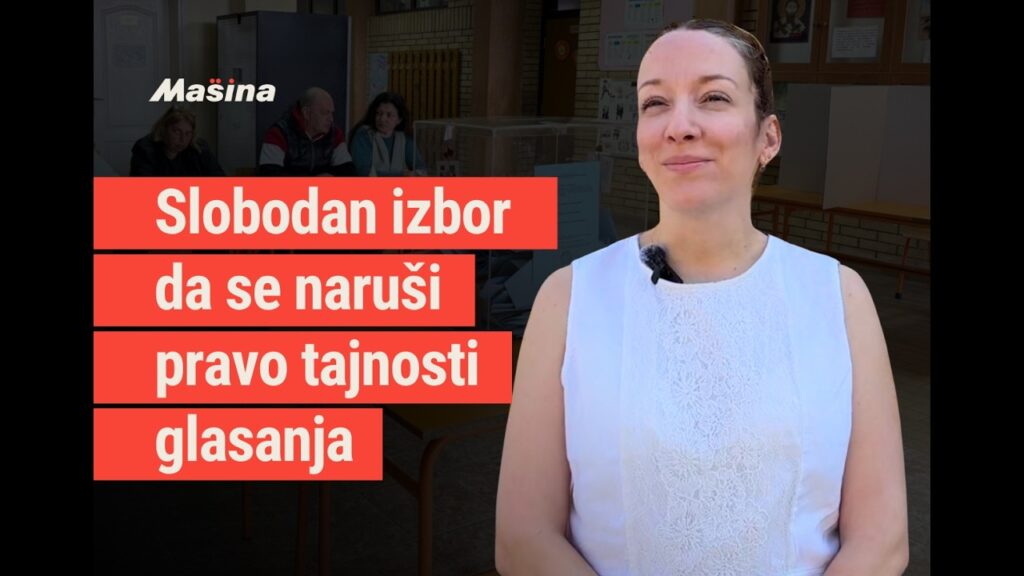 Slobodan izbor da se naruši pravo tajnosti glasanja – Sofija Mandić